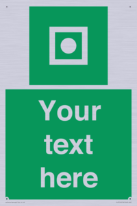 Custom sign safe condition Shipboard general alarm